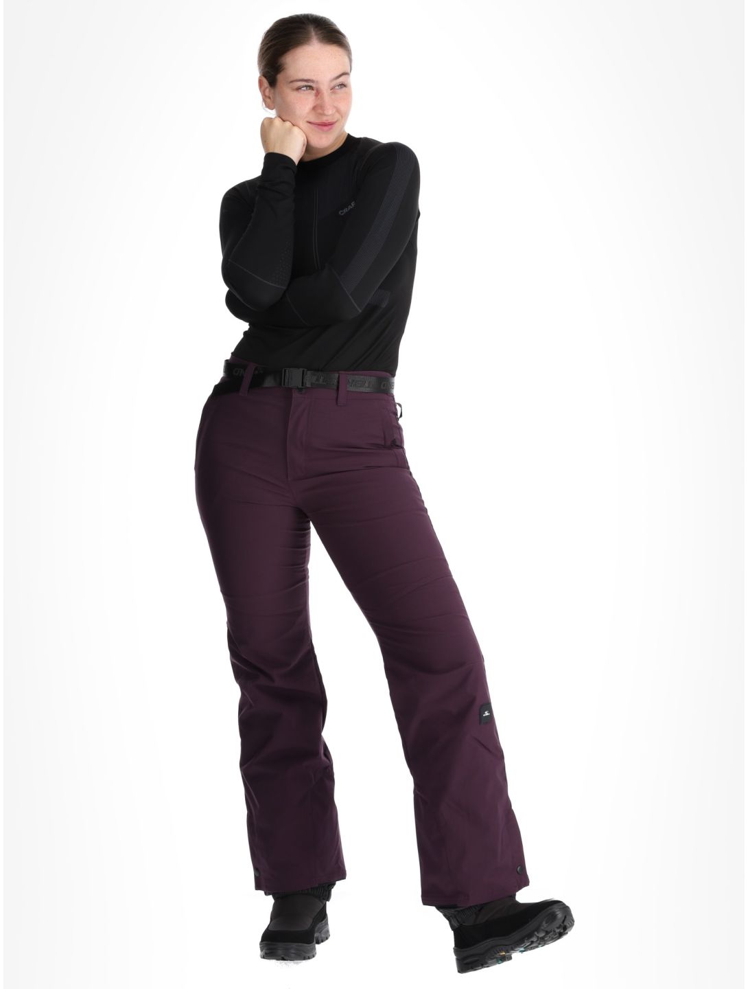 O'Neill, Star Slim Snow Skihose Damen Aubergine violett 