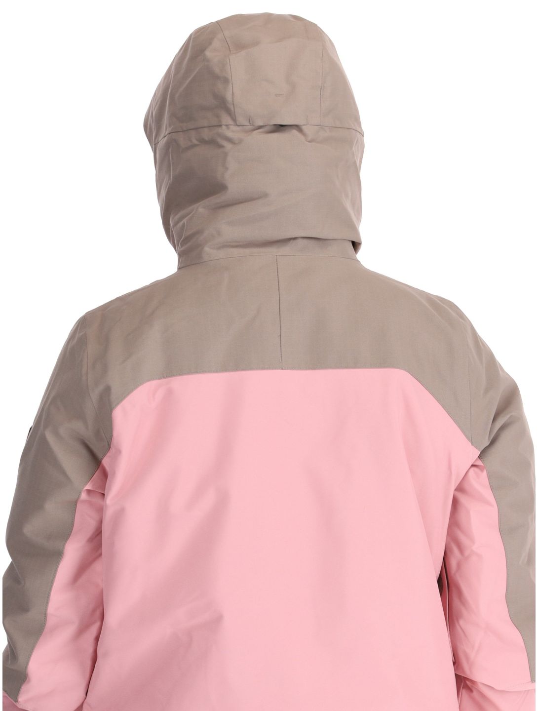 O'Neill, Utility Hybrid Skijacke Damen Genuine Pink Colour Block braun, rosa, weiß 