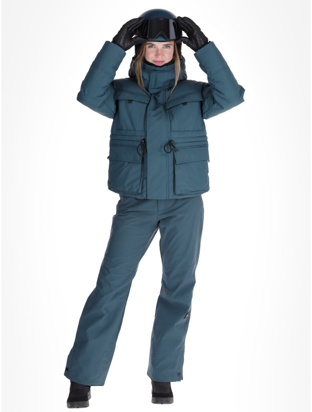 O'Neill, Z.E.N. Hybdrid Skijacke Damen Alma Steel blau 