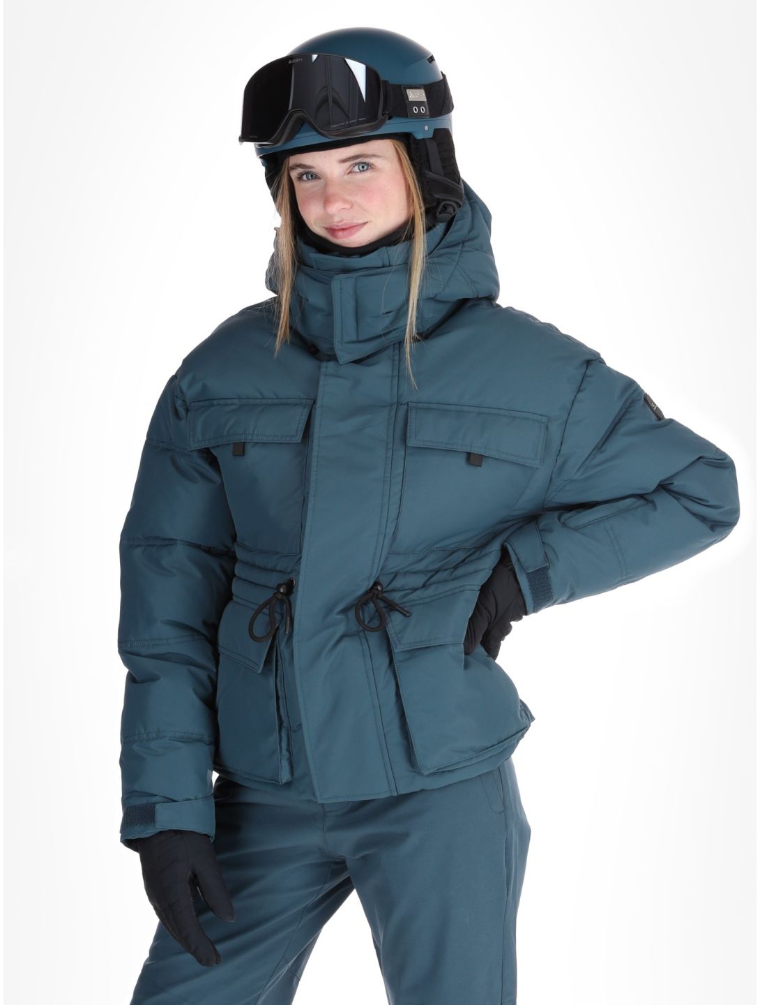 O'Neill, Z.E.N. Hybdrid Skijacke Damen Alma Steel blau 