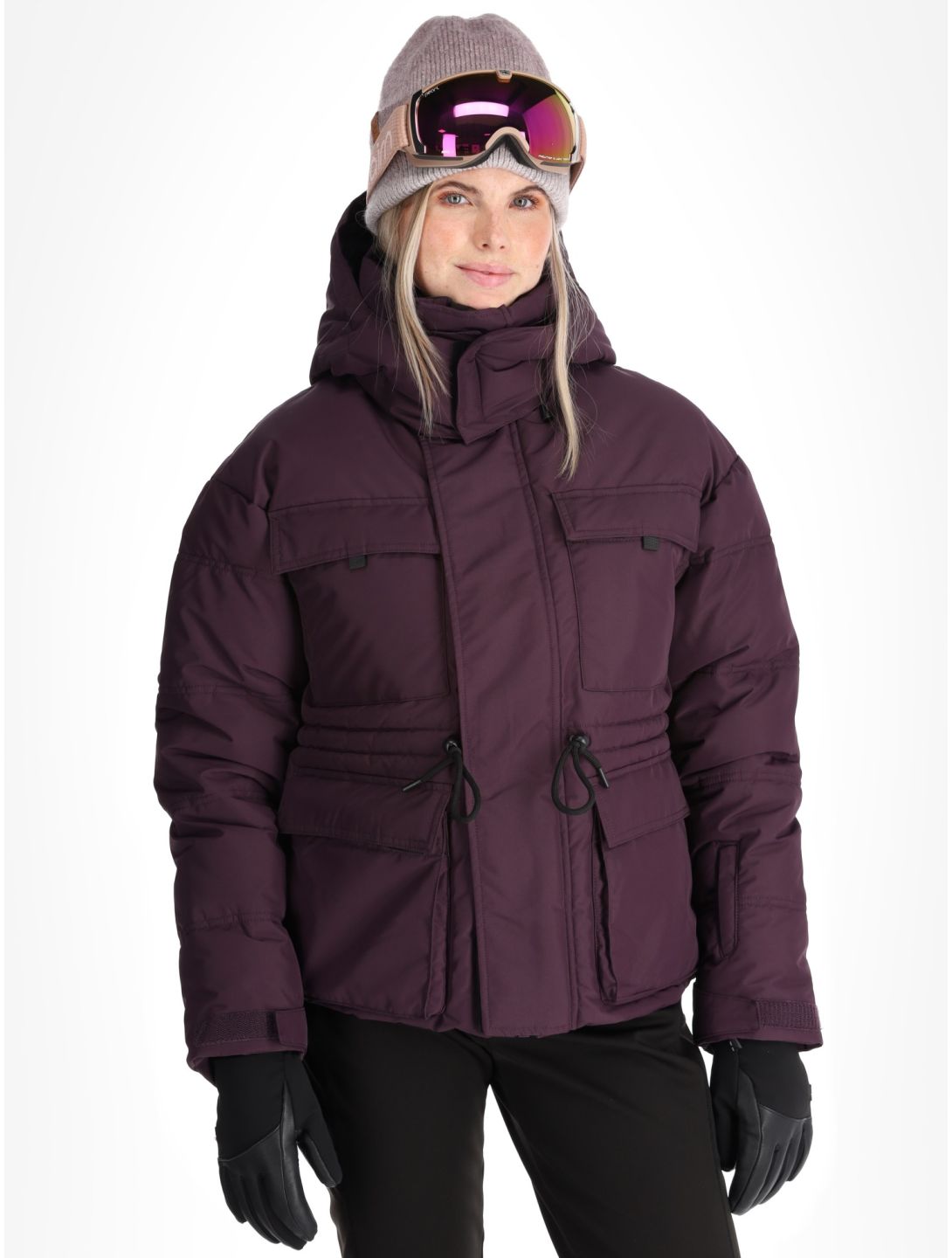 O'Neill, Z.E.N. Hybdrid Skijacke Damen Aubergine violett 