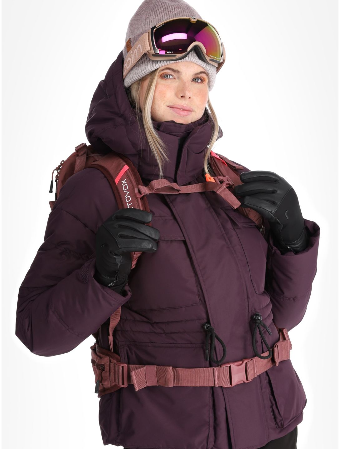 O'Neill, Z.E.N. Hybdrid Skijacke Damen Aubergine violett 