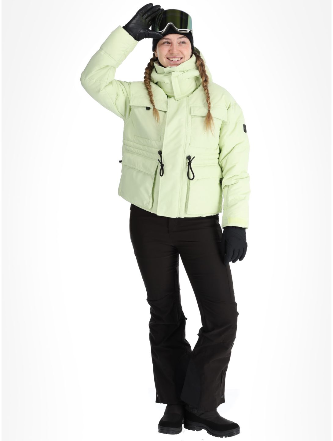 O'Neill, Z.E.N. Hybdrid Skijacke Damen Lime Wash gelb 