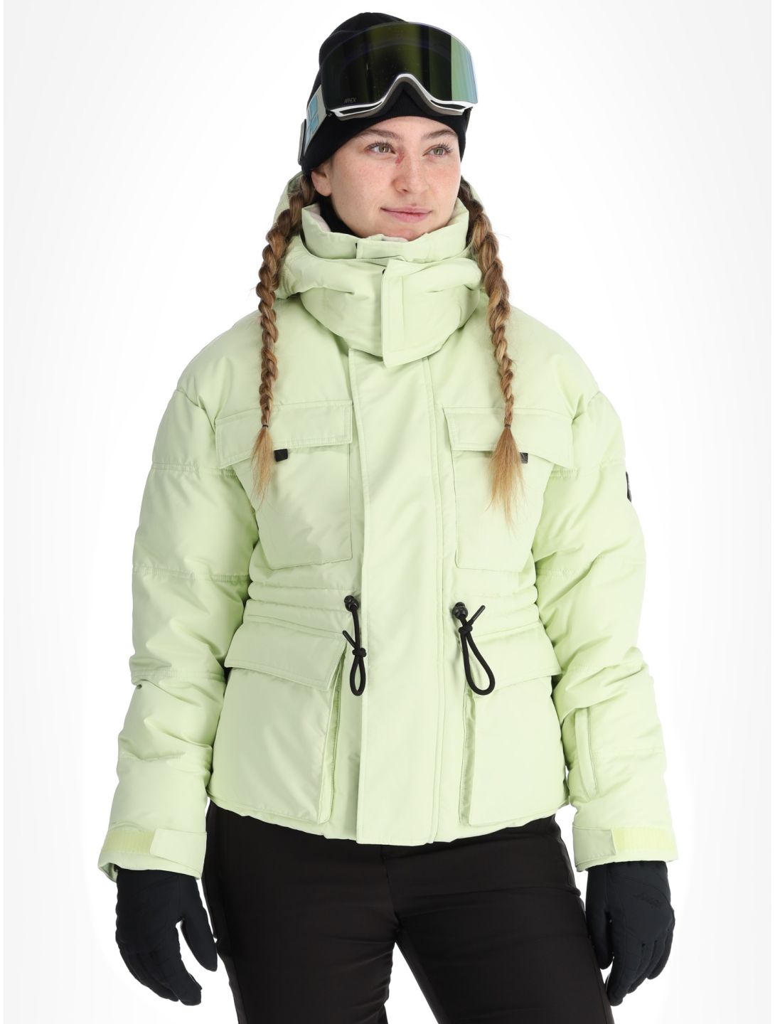 O'Neill, Z.E.N. Hybdrid Skijacke Damen Lime Wash gelb 