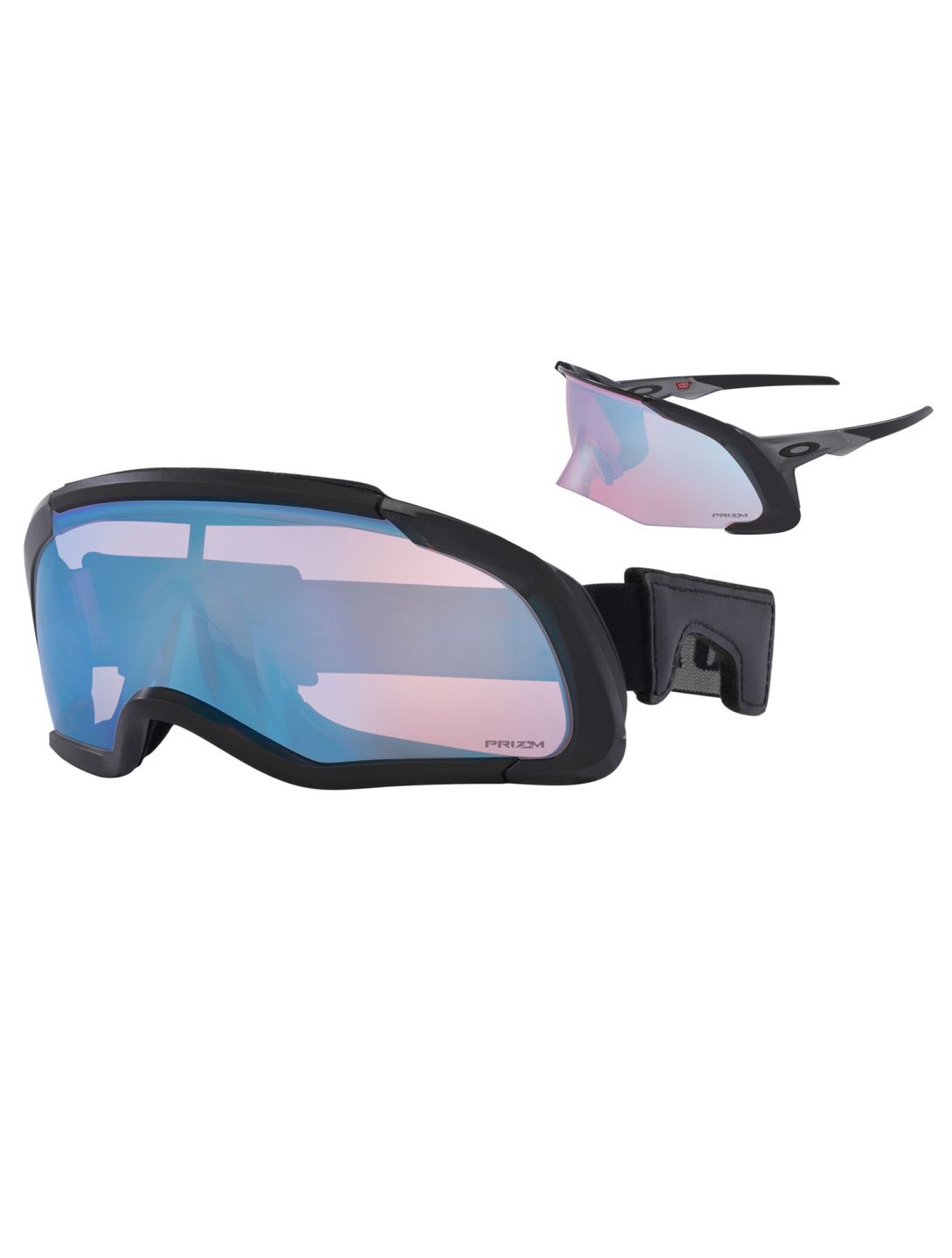 Oakley, Flex Scape Sonnenbrille Unisex Matte Grey Smoke - Prizm Snow Sapphire Iridium grau 