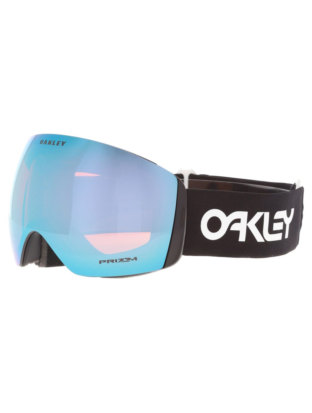 Oakley, Flight Deck L Skibrille Unisex Factory Pilot Black - Prizm Sapphire Iridium schwarz, weiß 