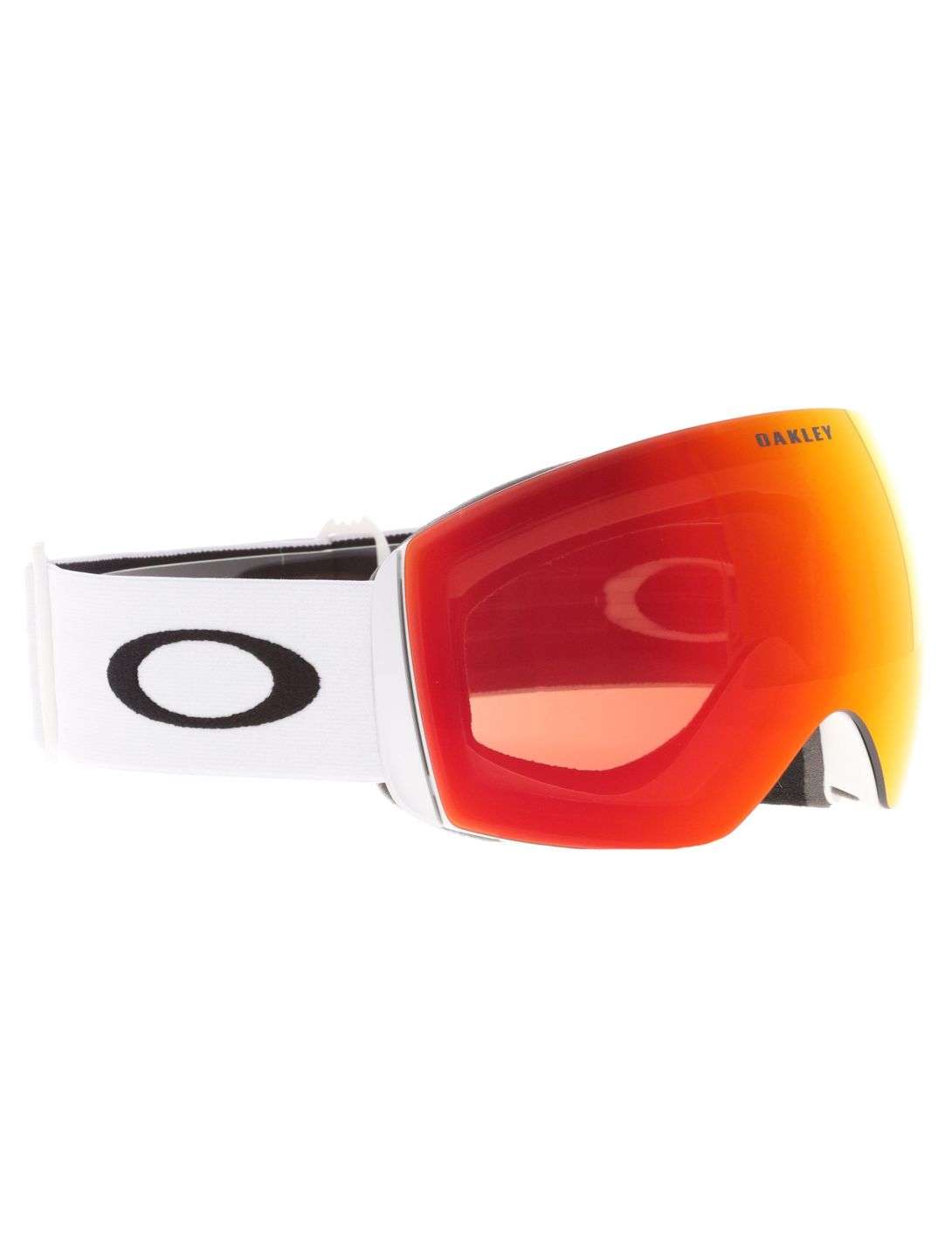 Oakley, Flight Deck L Skibrille Unisex Matte White - Prizm Torch Iridium weiß 