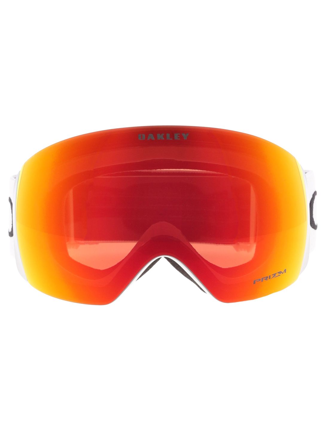 Oakley, Flight Deck L Skibrille Unisex Matte White - Prizm Torch Iridium weiß 