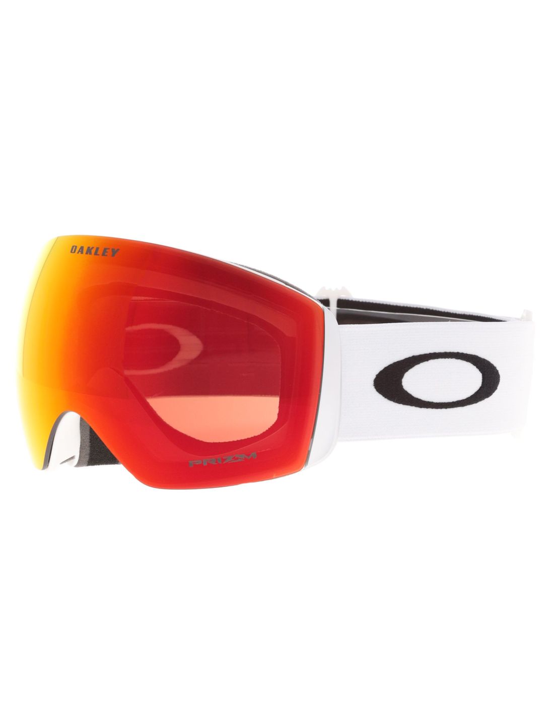 Oakley, Flight Deck L Skibrille Unisex Matte White - Prizm Torch Iridium weiß 