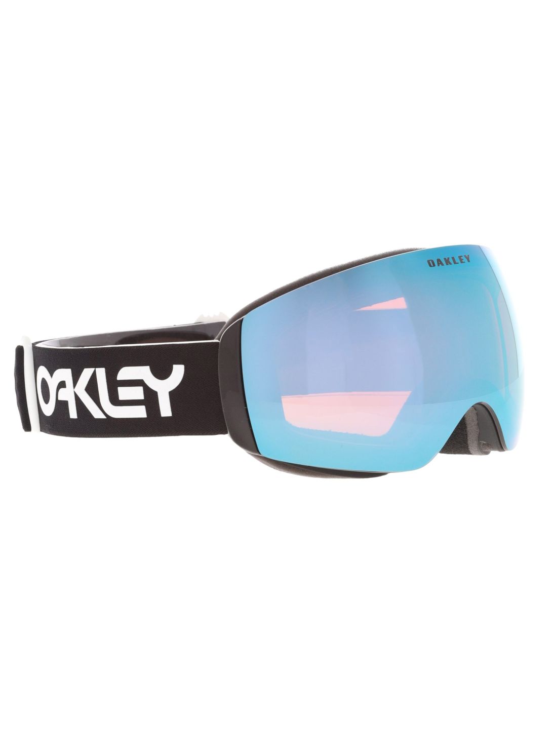 Oakley, Flight Deck M Skibrille Unisex Factory Pilot Black - Prizm Sapphire Iridium schwarz, weiß 