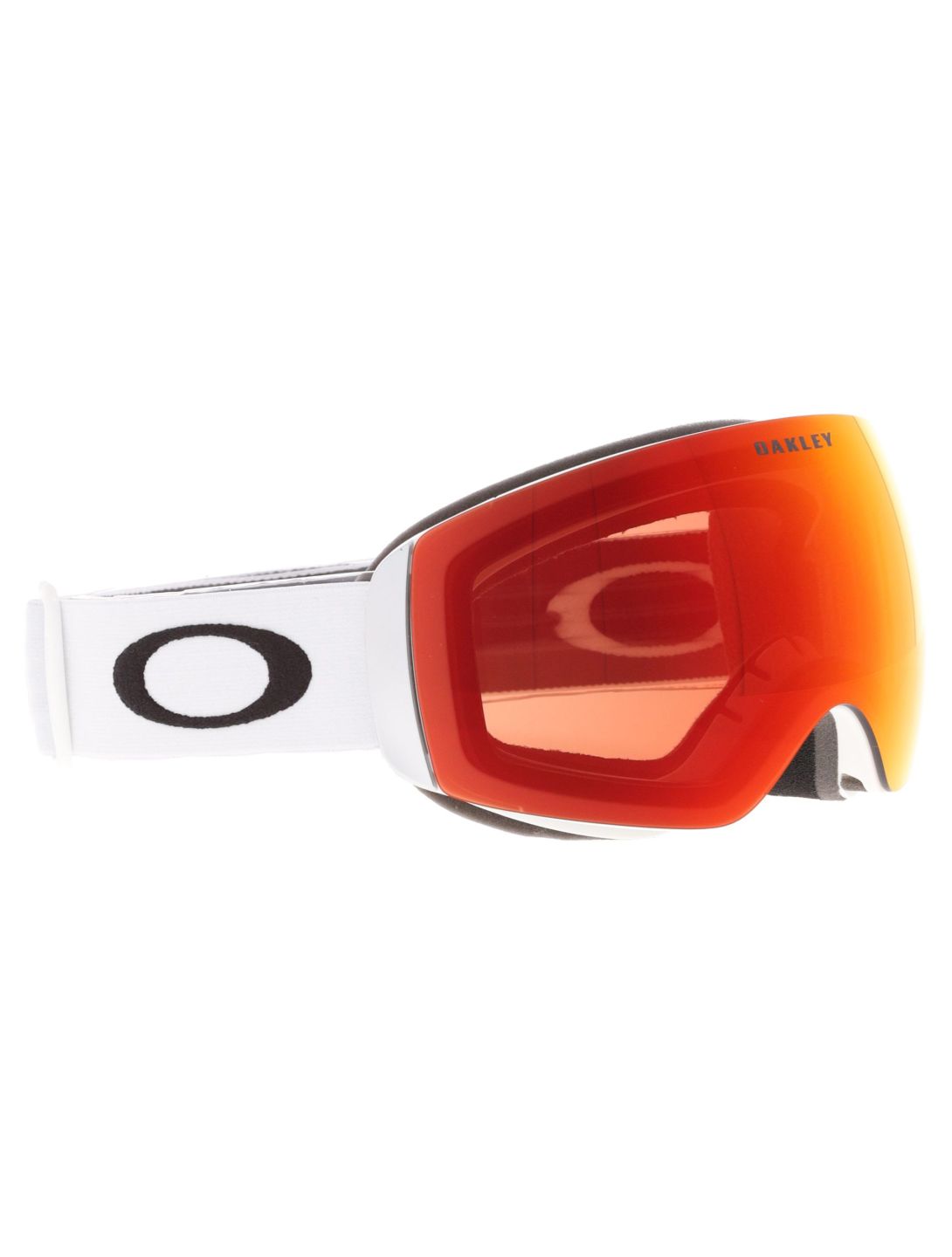 Oakley, Flight Deck M Skibrille Unisex Matte White - Prizm Torch Iridium weiß 