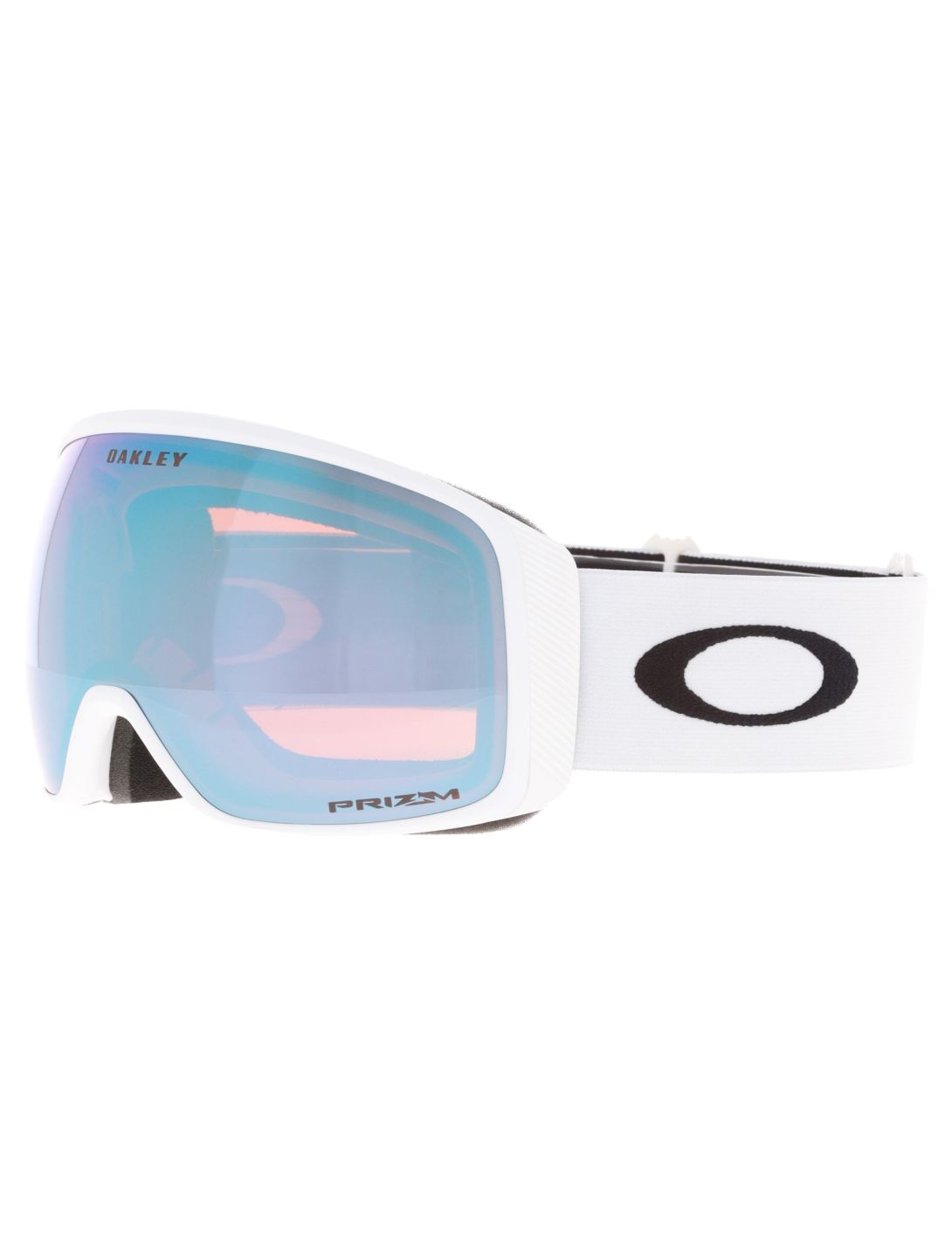 Oakley, Flight Tracker L Skibrille Unisex Matte White - Prizm Sapphire Iridium weiß 