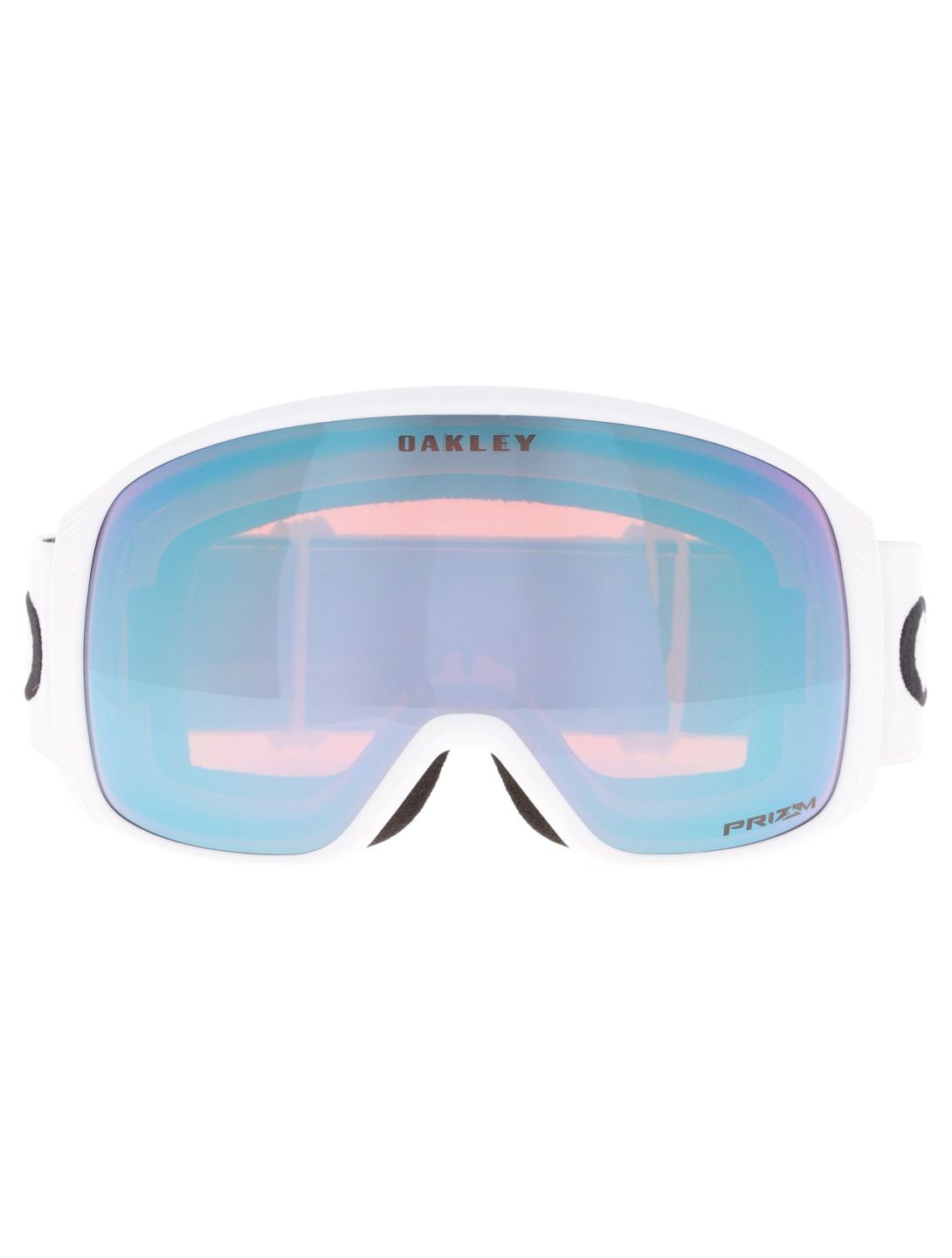 Oakley, Flight Tracker L Skibrille Unisex Matte White - Prizm Sapphire Iridium weiß 