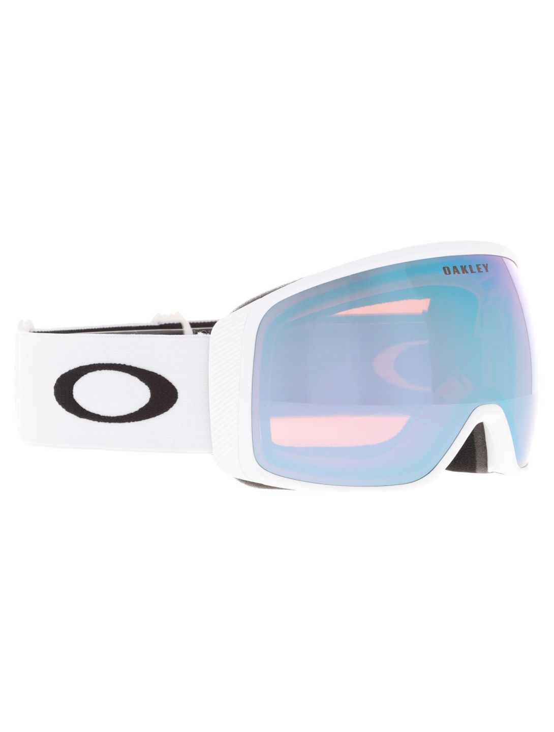 Oakley, Flight Tracker L Skibrille Unisex Matte White - Prizm Sapphire Iridium weiß 