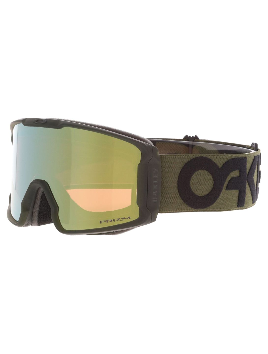 Oakley, Line Miner L Skibrille Unisex Matte B1B New Dark Brush - Prizm Sage Gold Iridium braun 