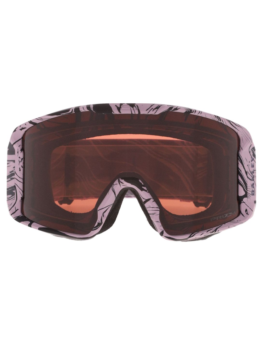 Oakley, Line Miner L Skibrille Unisex Toadstool Swirl - Prizm Snow Garnet rosa 