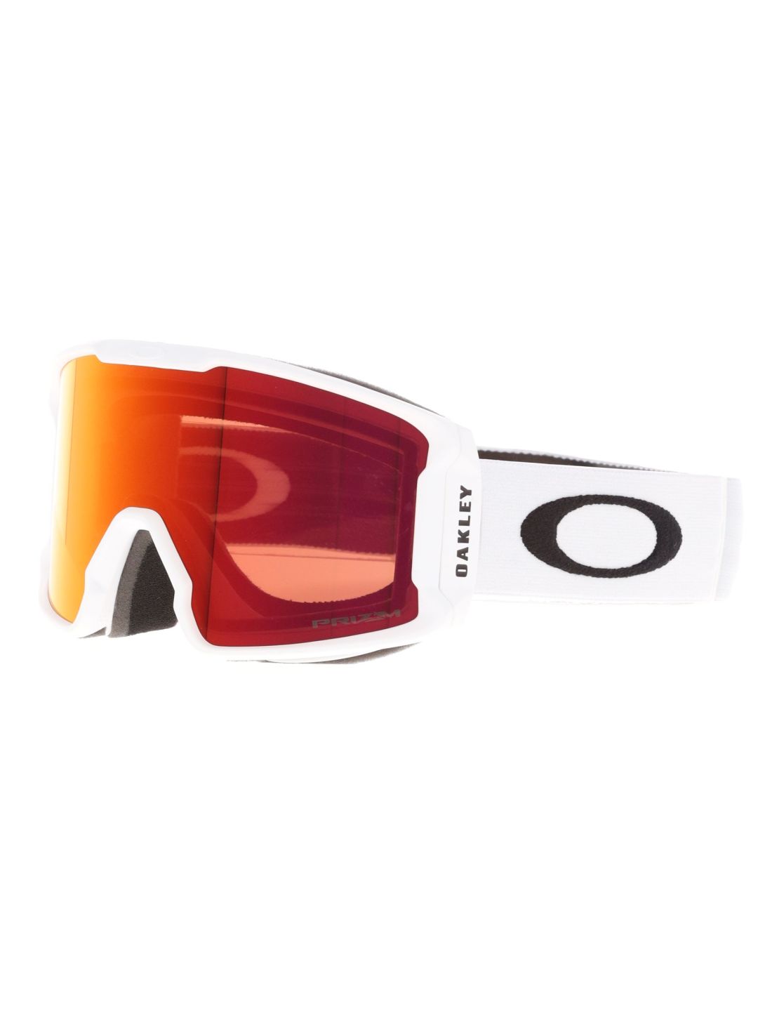 Oakley, Line Miner M Skibrille Unisex Matte White - Prizm Torch Iridium weiß 