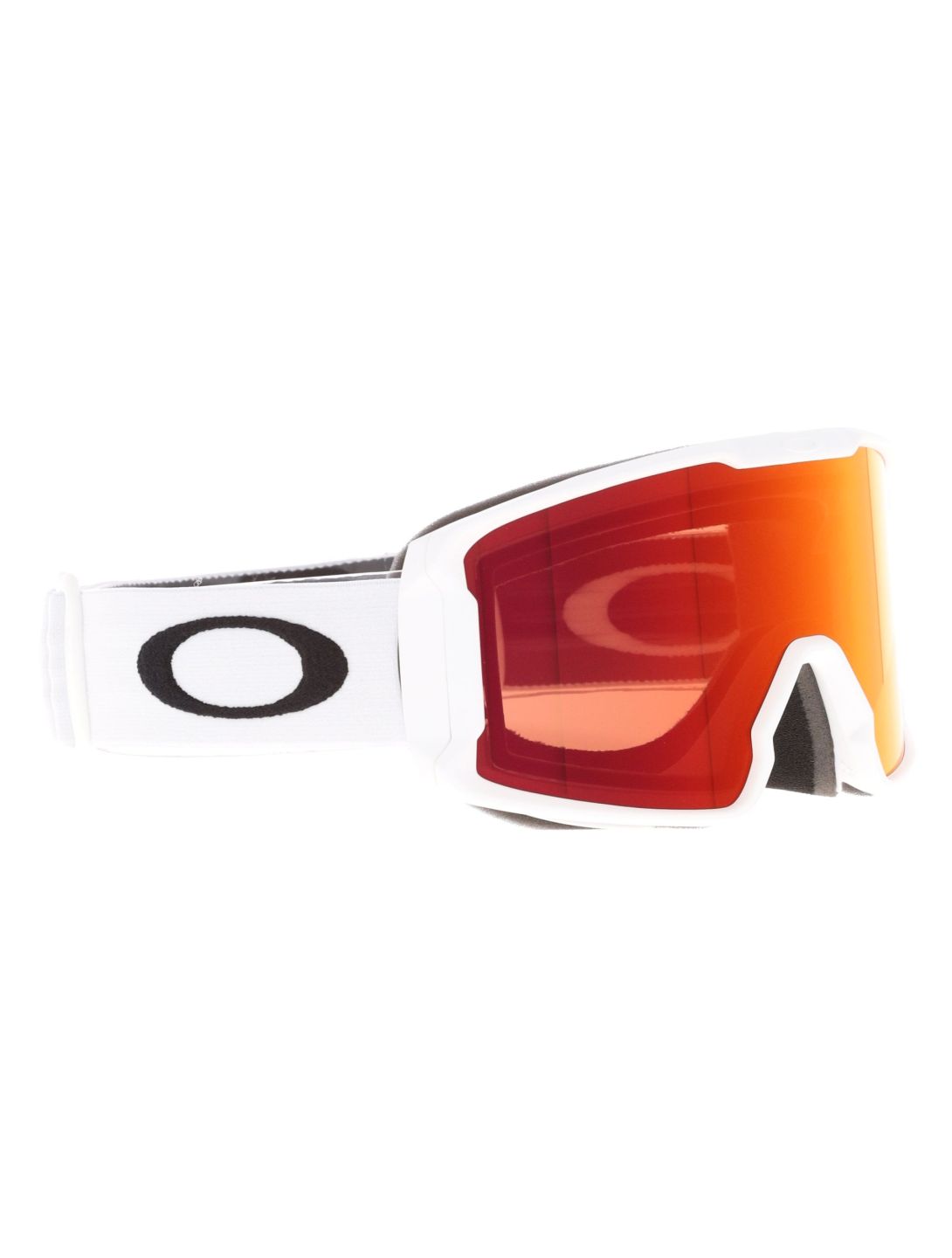 Oakley, Line Miner M Skibrille Unisex Matte White - Prizm Torch Iridium weiß 