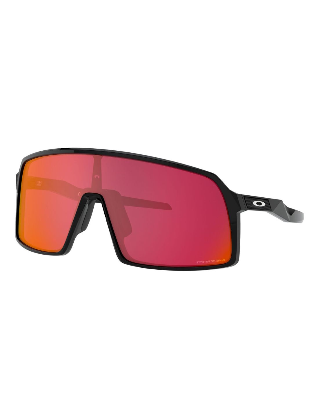 Oakley, Sutro Sonnenbrille Unisex Polished Black - Prizm Snow Torch Iridium weiß 