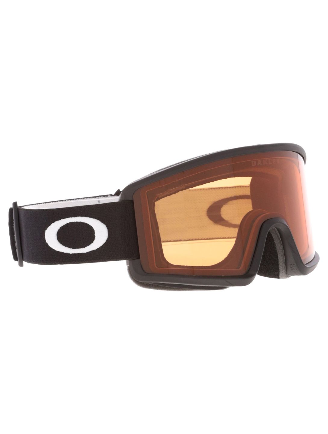 Oakley, Target Line M Skibrille Unisex Matte Black - Prizm Persimmon schwarz 