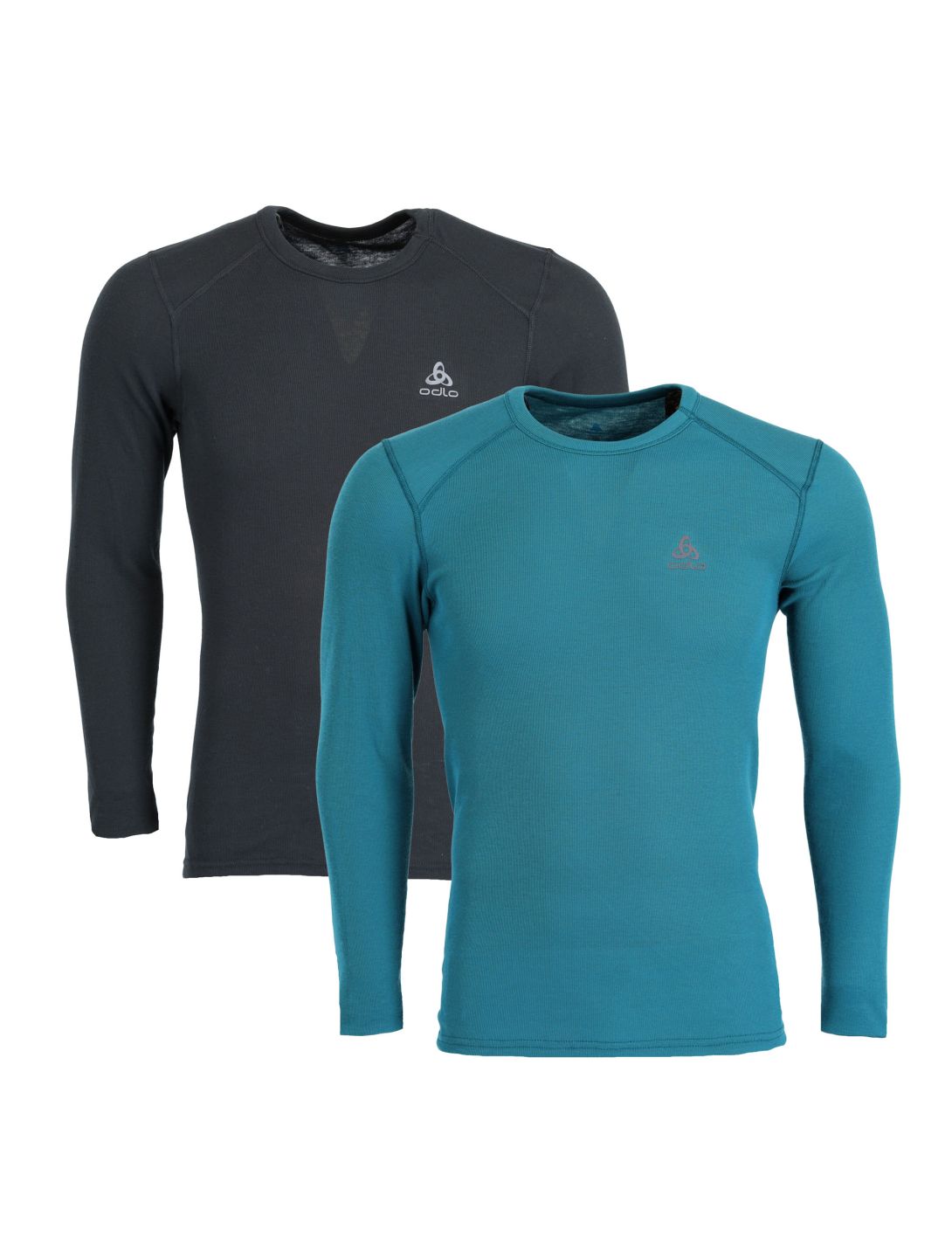 Odlo, Active Warm 2 Pack Thermoshirt Herren coral blau, schwarz 