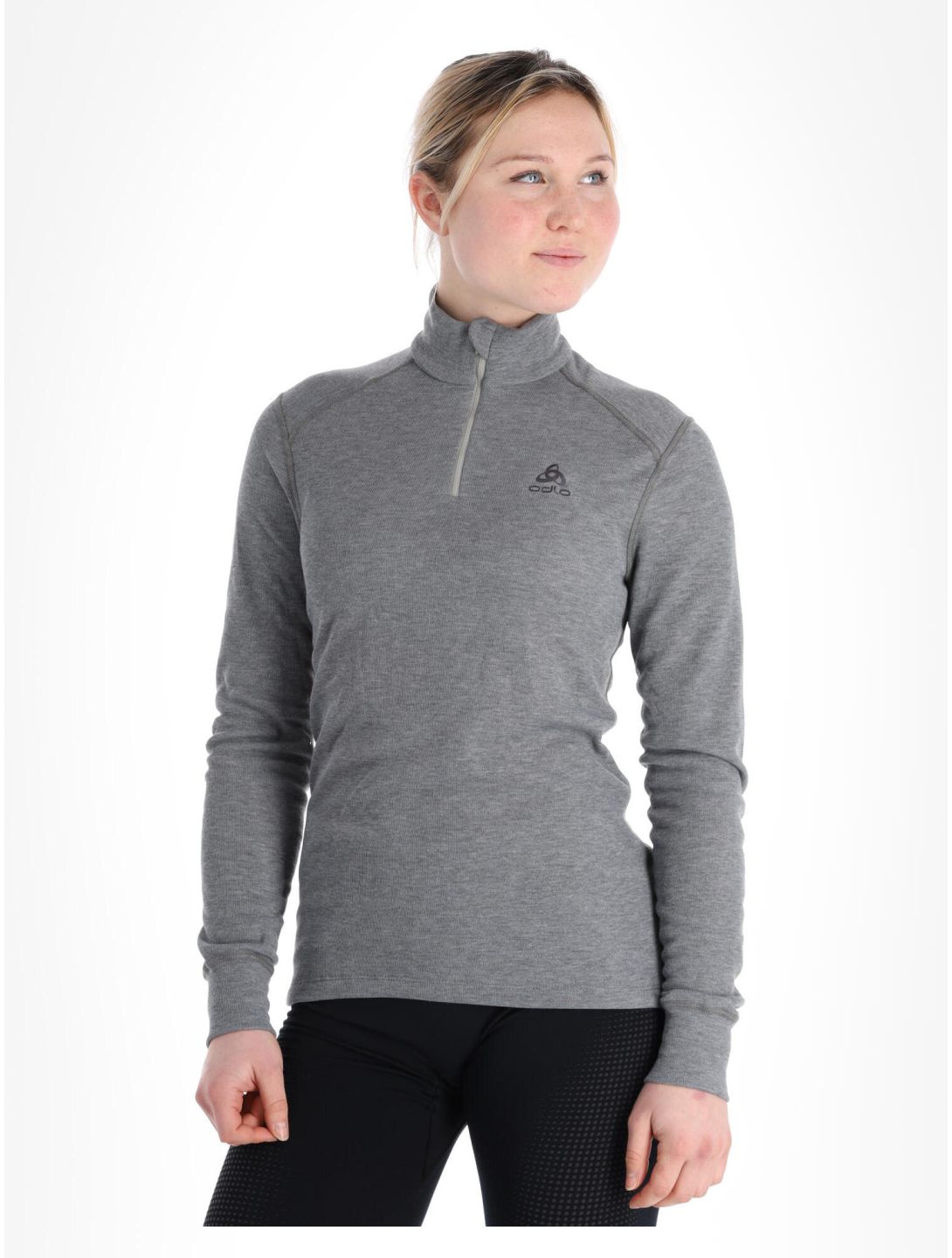 Odlo, Active Warm Eco Pullover Damen Odlo Steel Grey Melange grau 