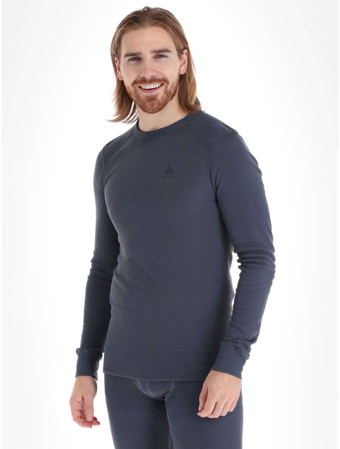 Odlo, Active Warm Eco Thermoshirt Herren India Ink grau 