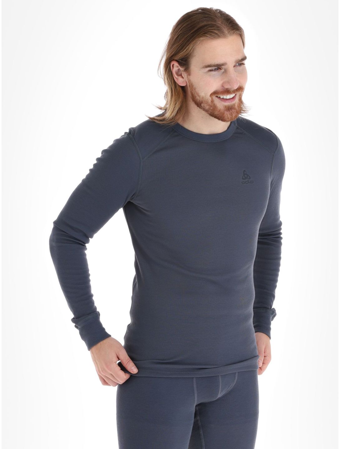 Odlo, Active Warm Eco Thermoshirt Herren India Ink grau 