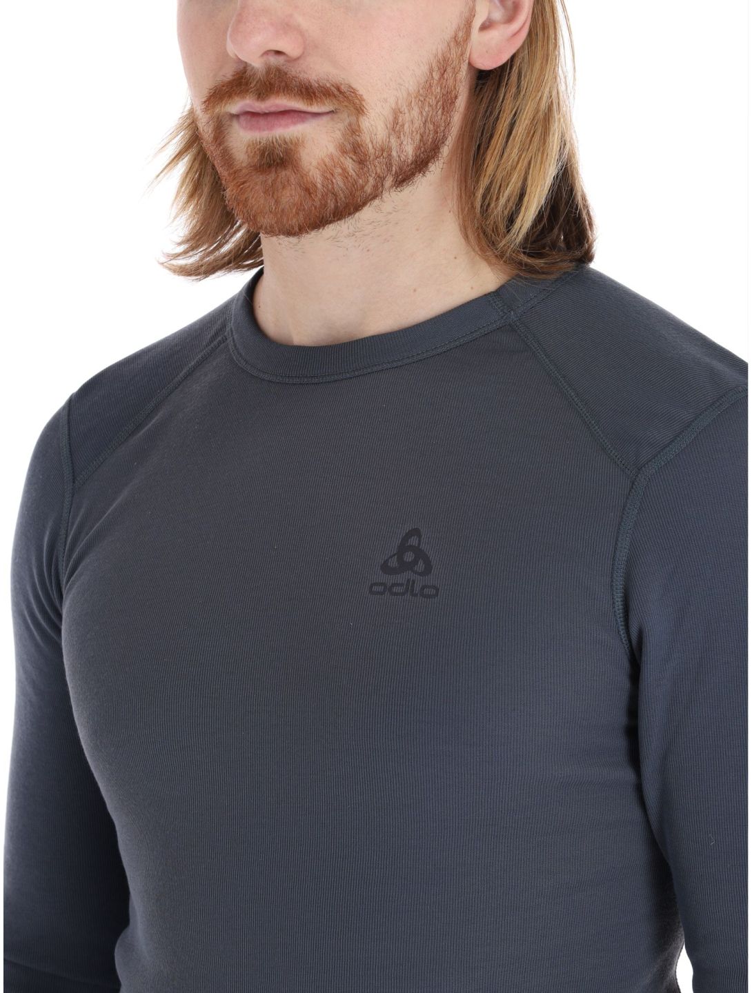 Odlo, Active Warm Eco Thermoshirt Herren India Ink grau 