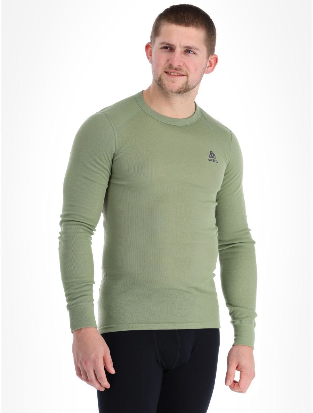 Odlo, Active Warm Eco Thermoshirt Herren Matte Green grün 