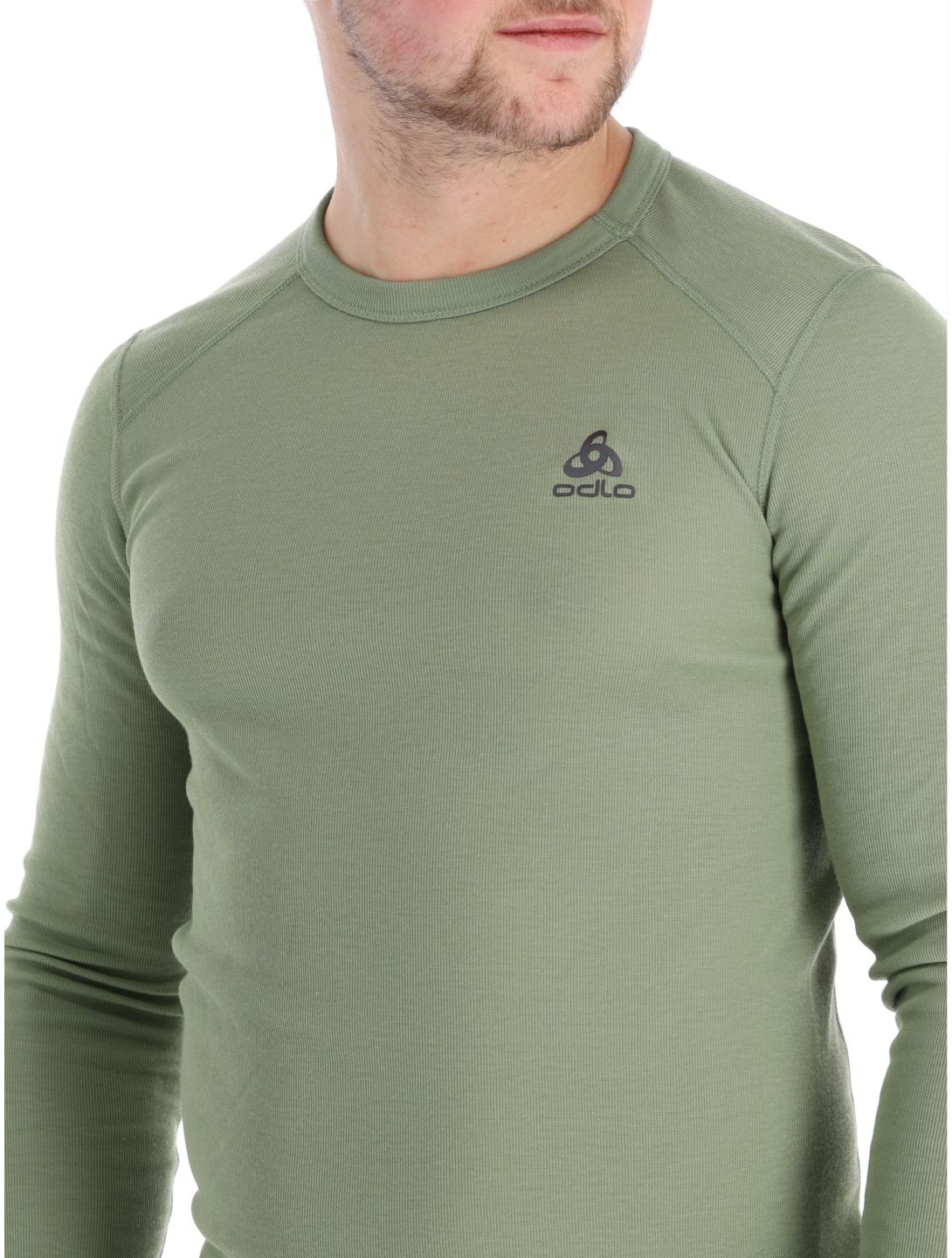 Odlo, Active Warm Eco Thermoshirt Herren Matte Green grün 