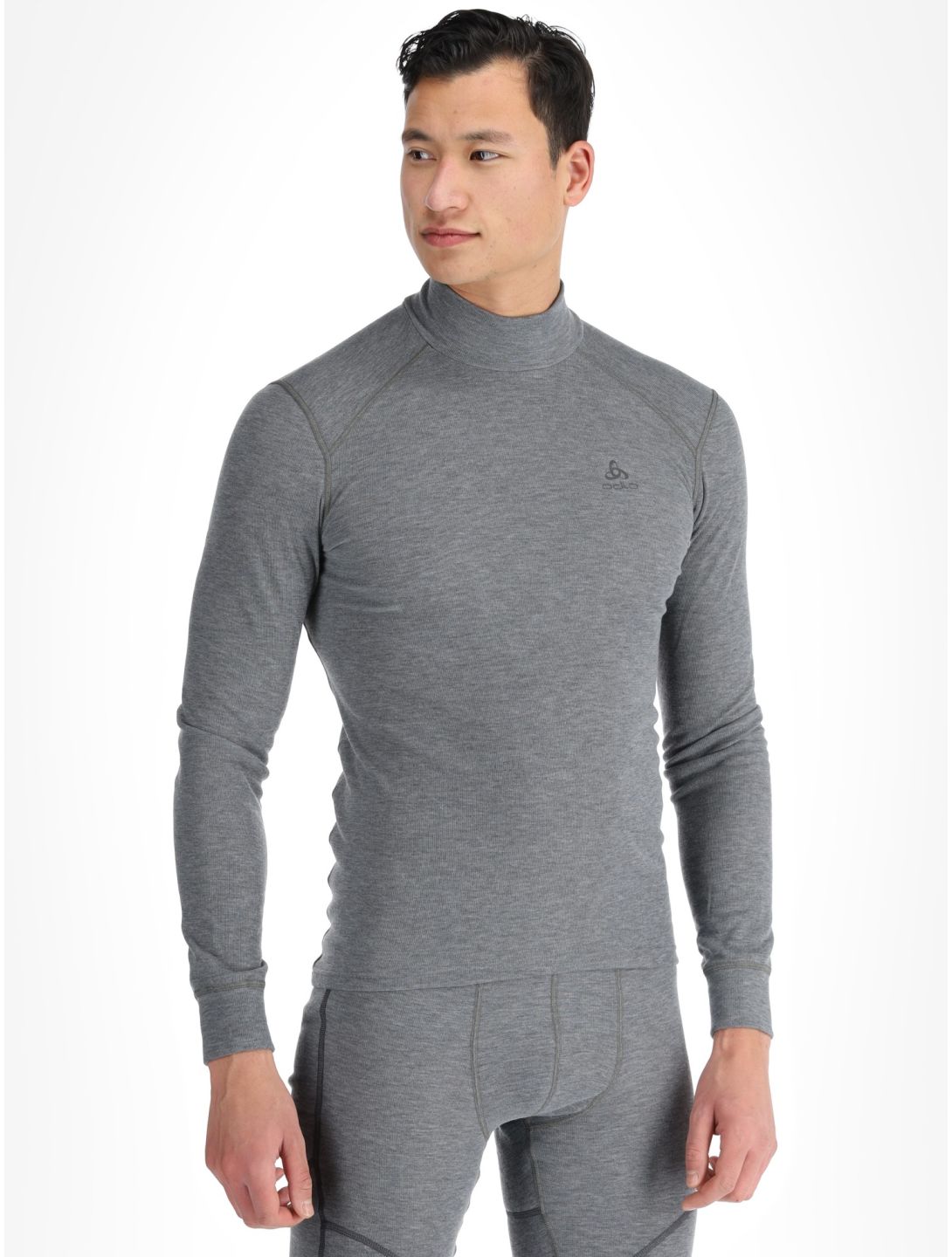 Odlo, Active Warm Eco Thermoshirt Herren Odlo Steel Grey Melange grau 