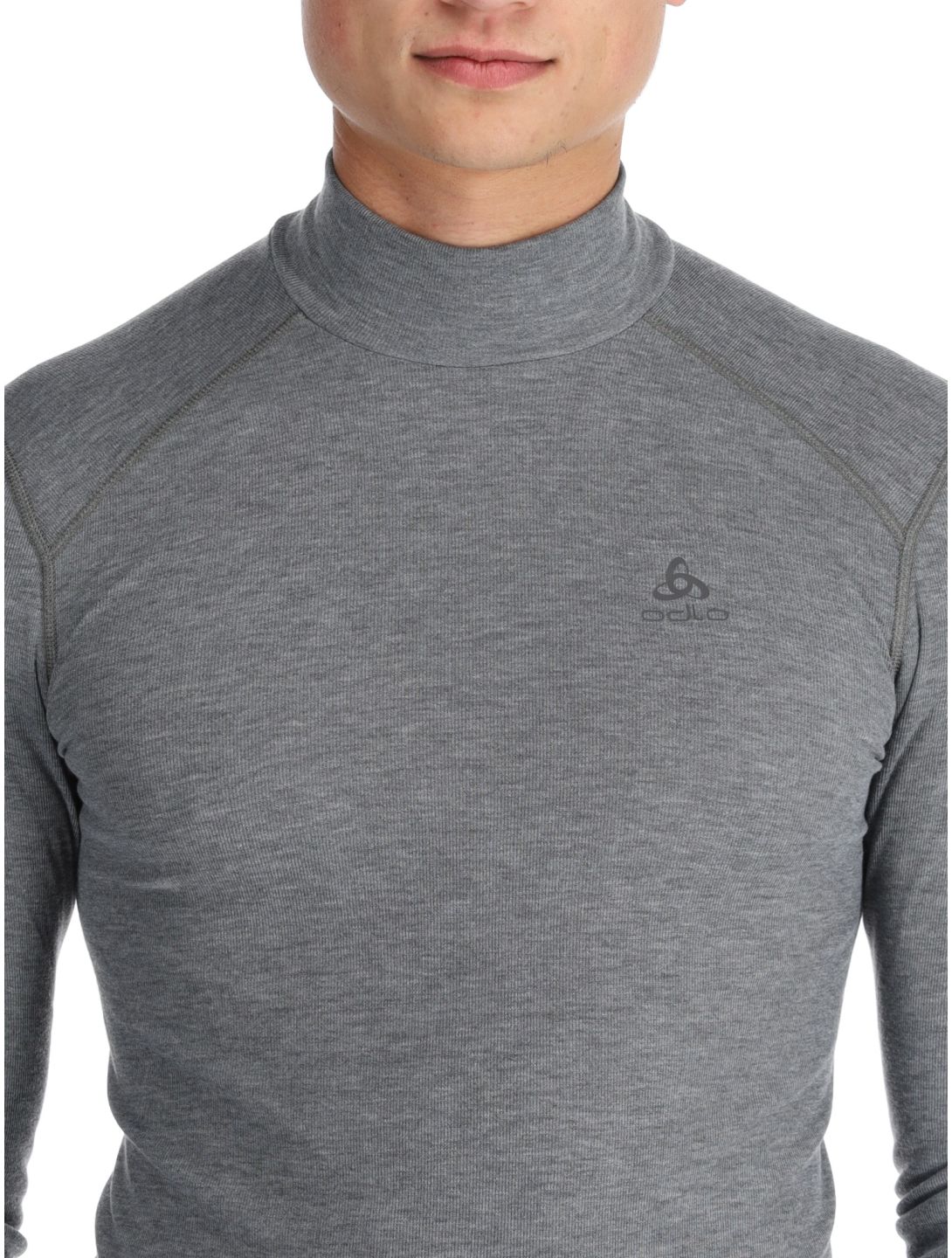 Odlo, Active Warm Eco Thermoshirt Herren Odlo Steel Grey Melange grau 