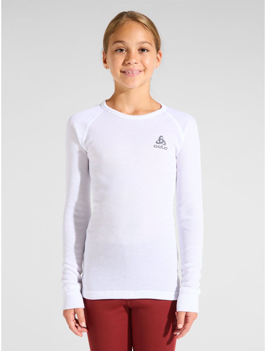 Odlo, Active Warm Eco Thermoshirt Kinder White weiß 