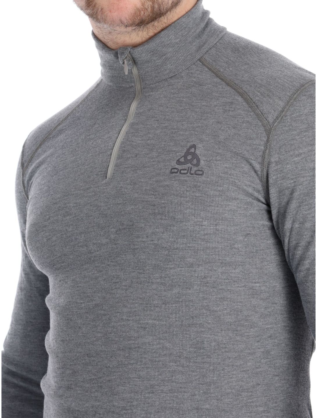 Odlo, Active Warm Eco Pullover Herren Odlo Steel Grey Melange grau 