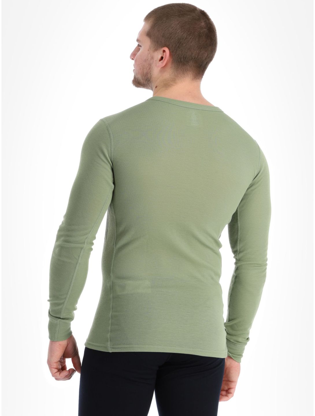 Odlo, Active Warm Eco Graphic Thermoshirt Herren Matte Green grün 