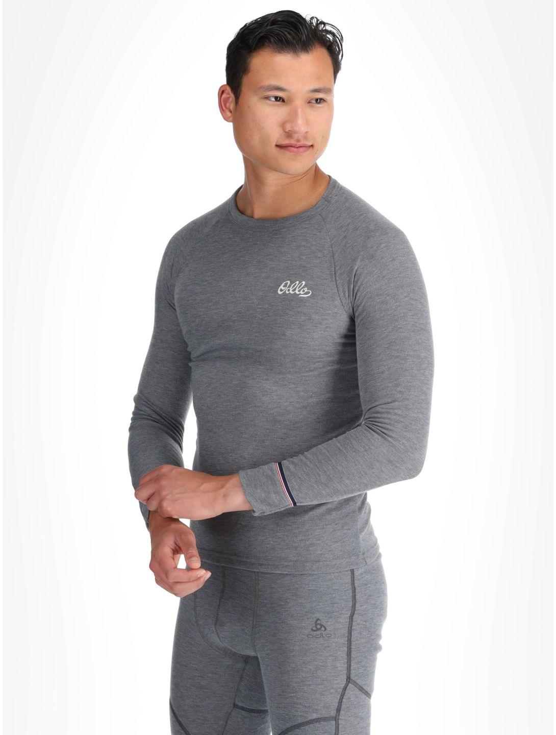 Odlo, Active Warm Originals Thermoshirt Herren Odlo Steel Grey Melange grau 