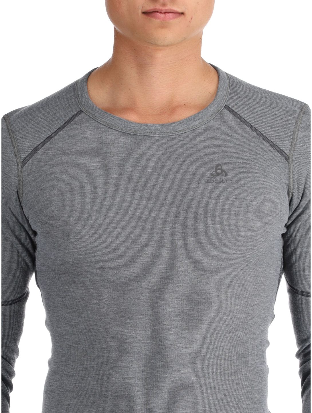 Odlo, Active X-Warm Eco Thermoshirt Herren Odlo Steel Grey Melange grau 