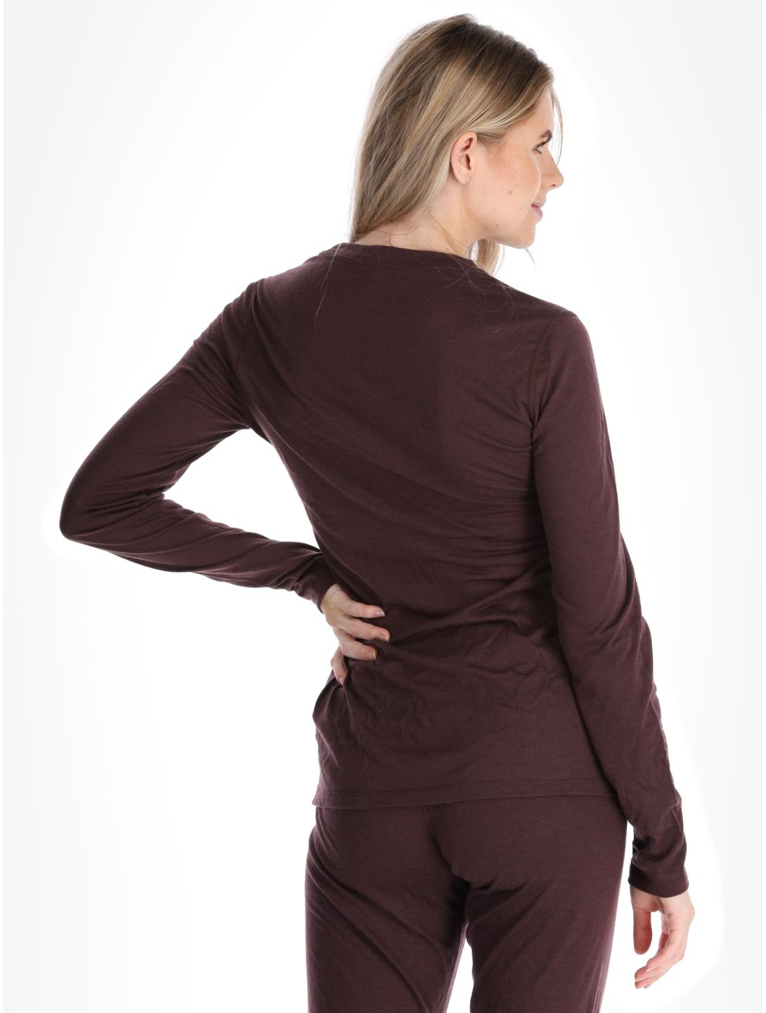 Odlo, Merino 160 Thermoshirt Damen Fudge violett 