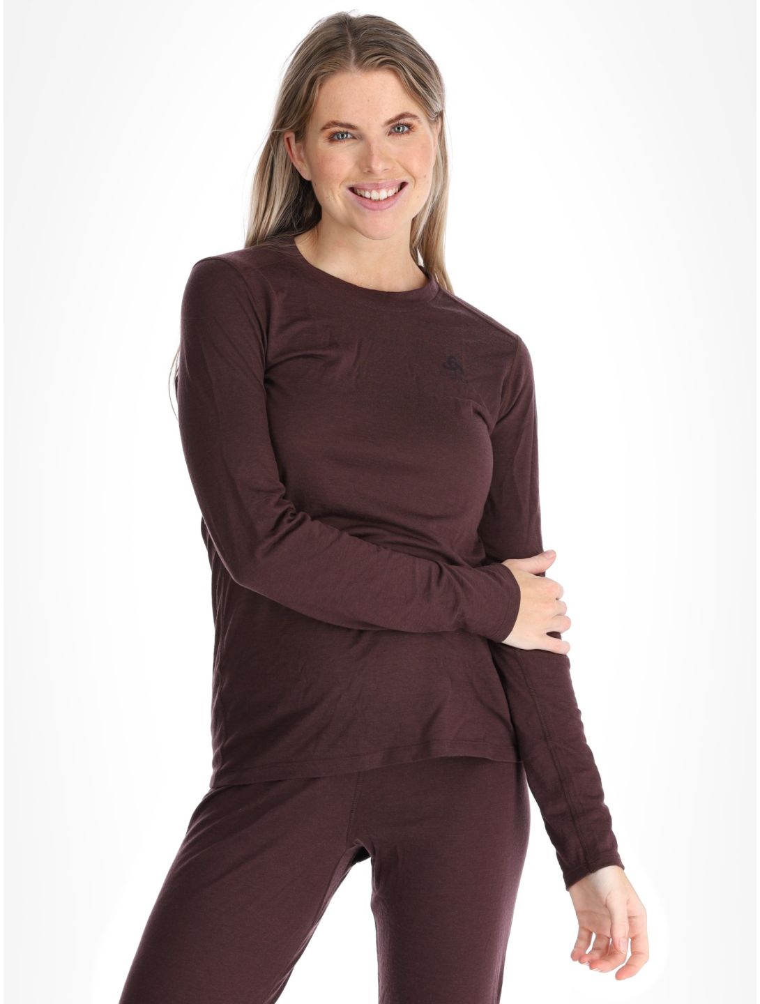 Odlo, Merino 160 Thermoshirt Damen Fudge violett 