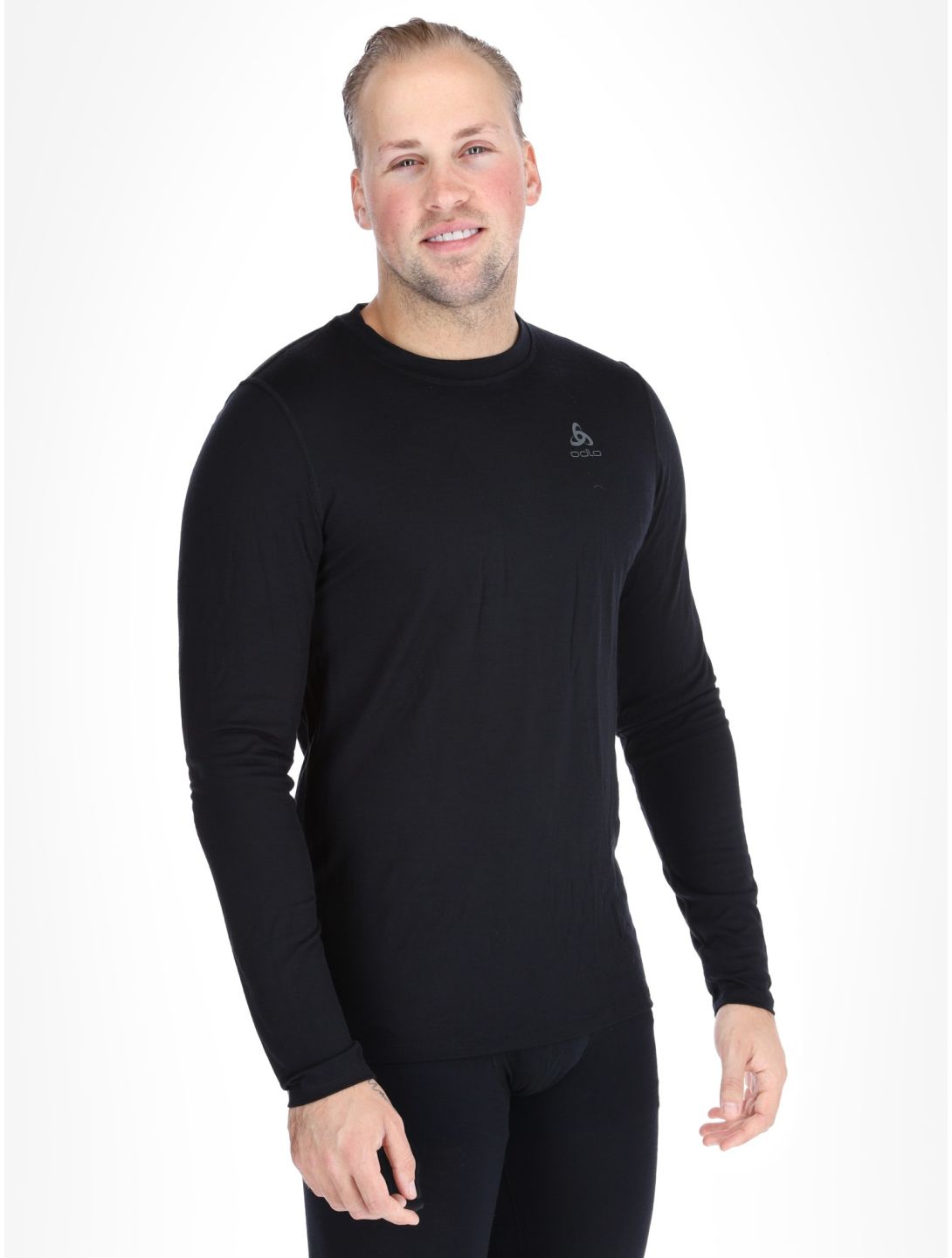 Odlo, Merino 160 Thermoshirt Herren Black schwarz 