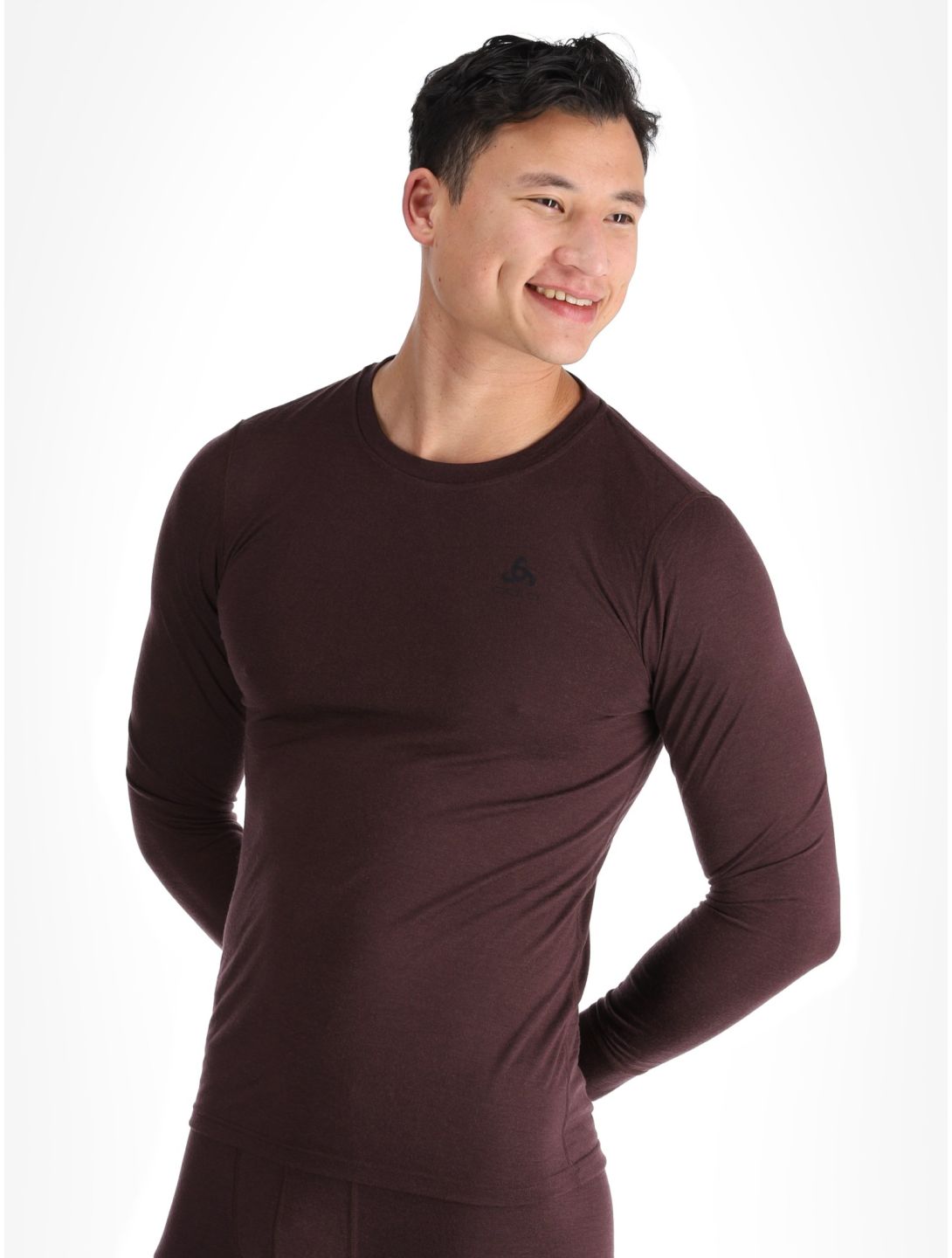 Odlo, Merino 200 Thermoshirt Herren Fudge violett 