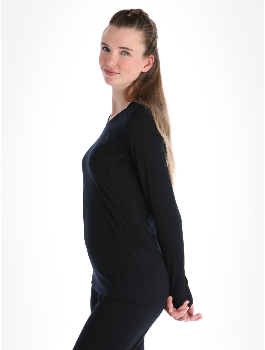 Odlo, Merino 200 Thermoshirt Damen Black schwarz 