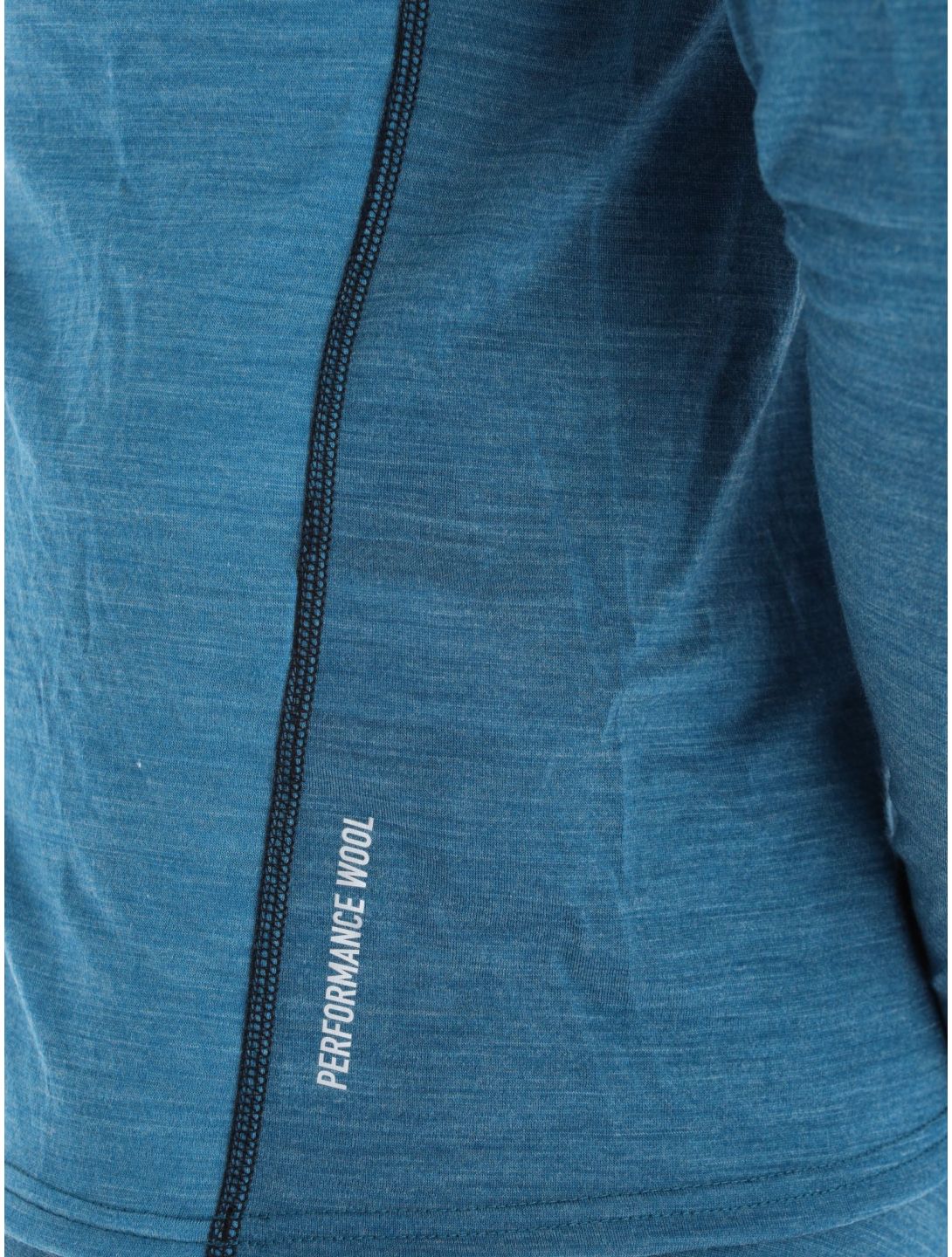 Odlo, Natural Performance PW 150 Pullover Herren Saxony Blue - Deep Dive Melange blau 