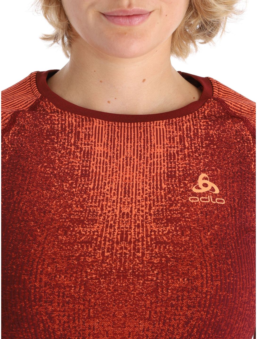 Odlo, Perfomance Eco Thermoshirt Damen Spiced Apple burgund 