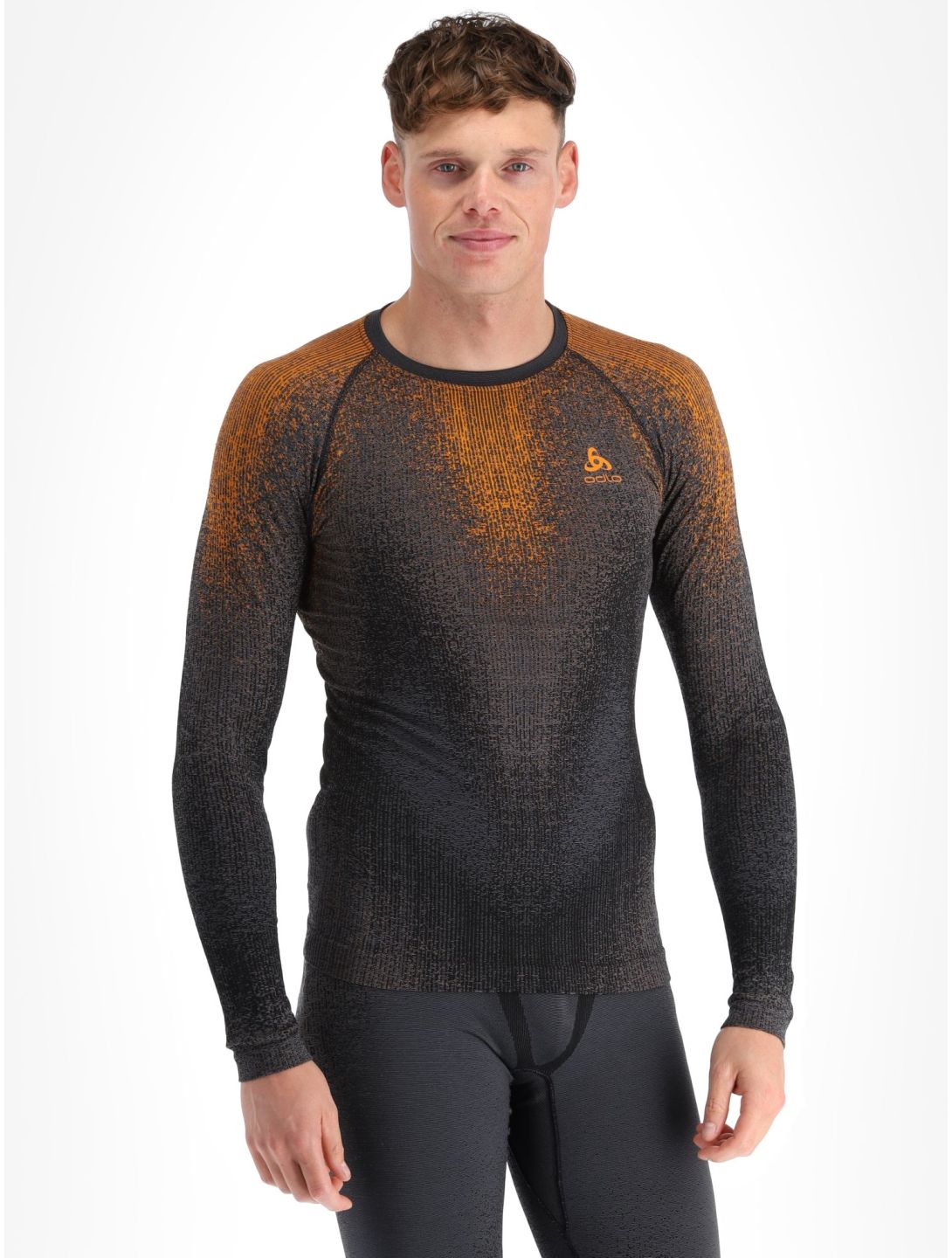 Odlo, Perfomance Eco Thermoshirt Herren Oriole orange 