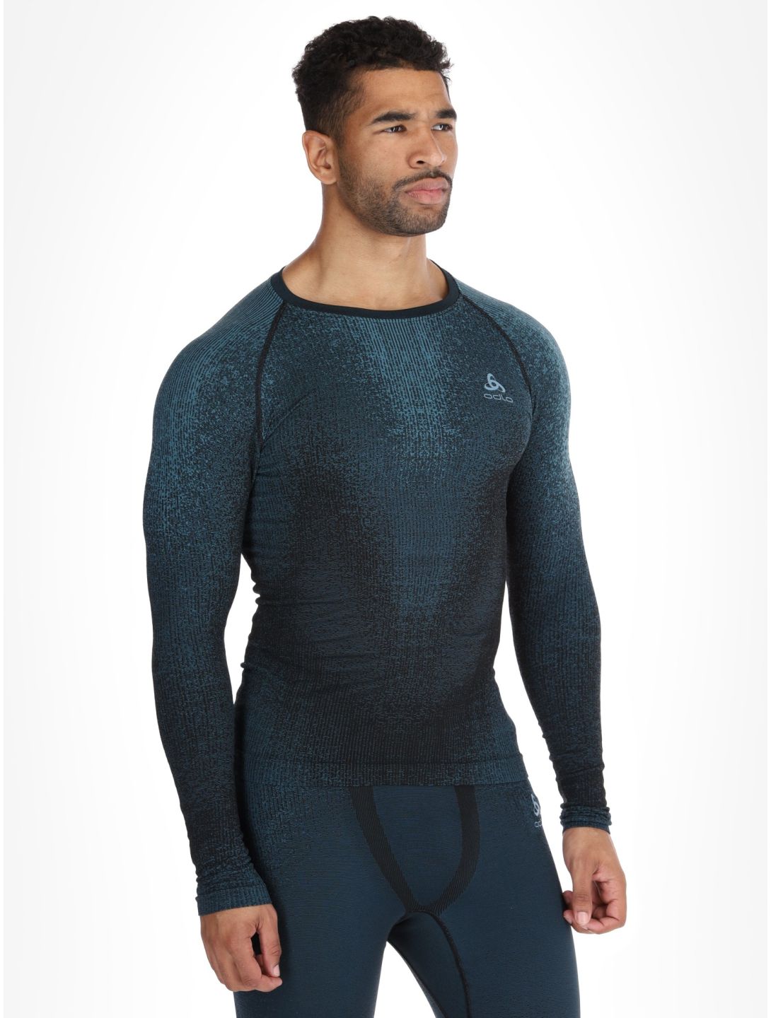 Odlo, Perfomance Eco Thermoshirt Herren Provincial Blue blau 