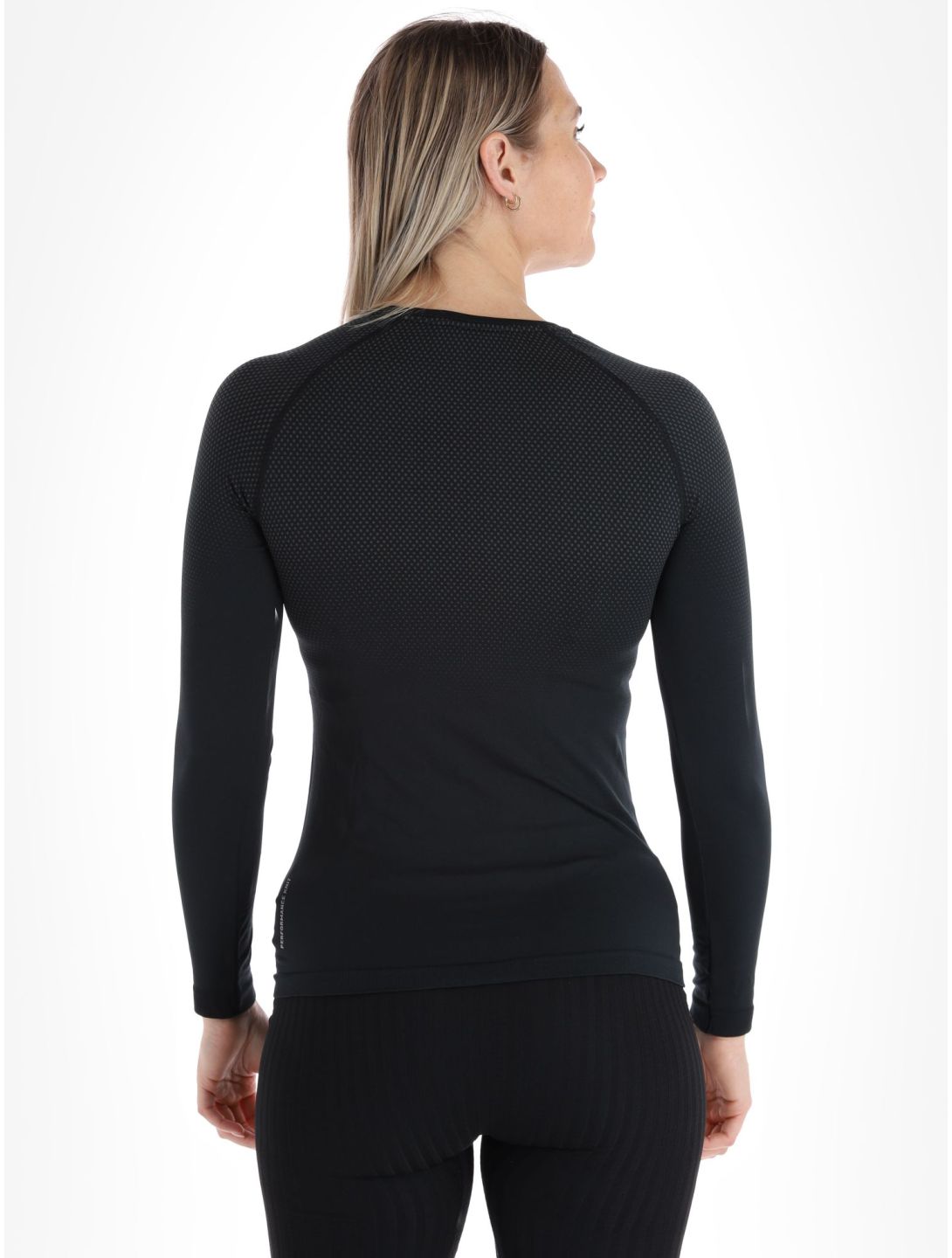 Odlo, Perfomance Light Eco Thermoshirt Damen Black schwarz 