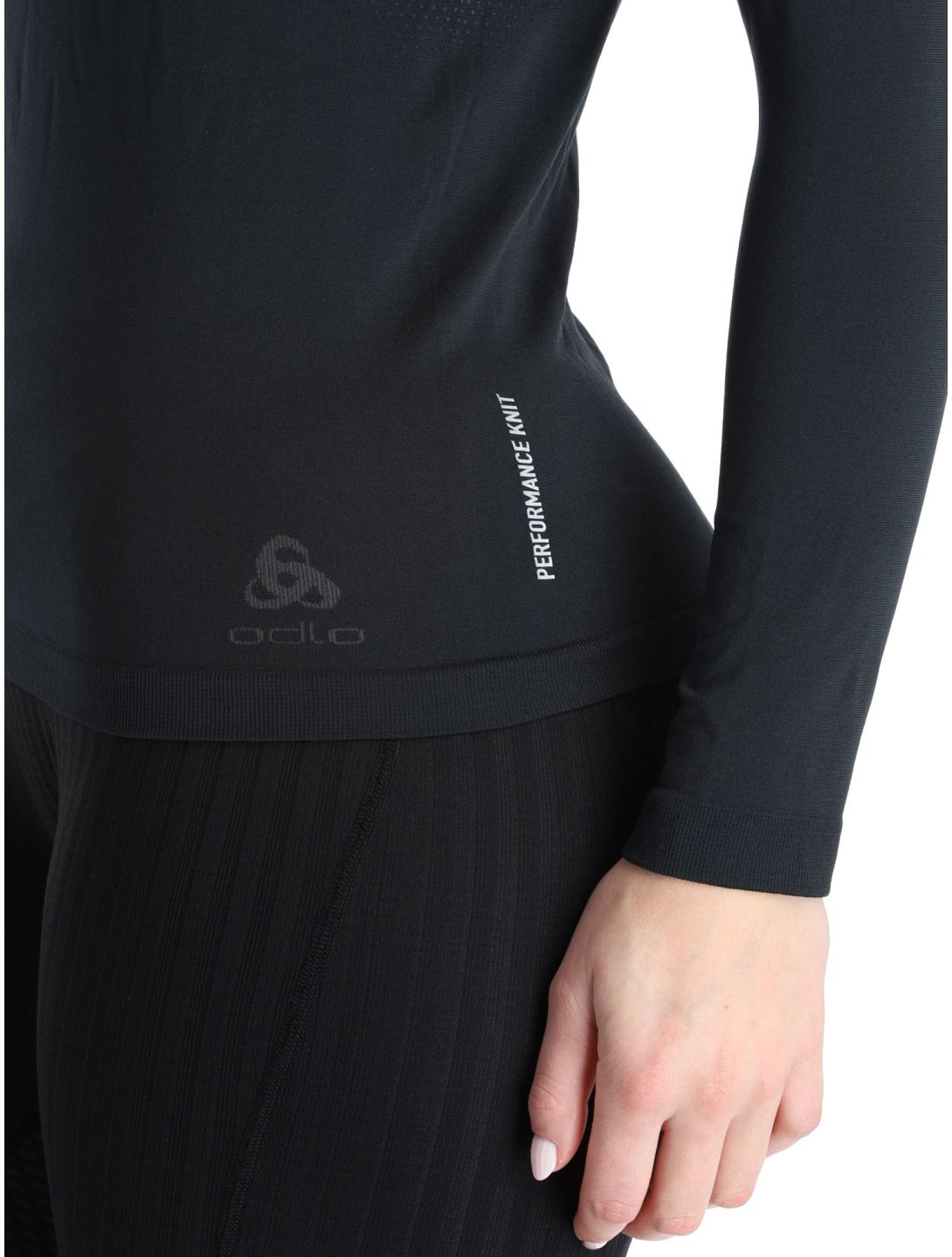 Odlo, Perfomance Light Eco Thermoshirt Damen Black schwarz 