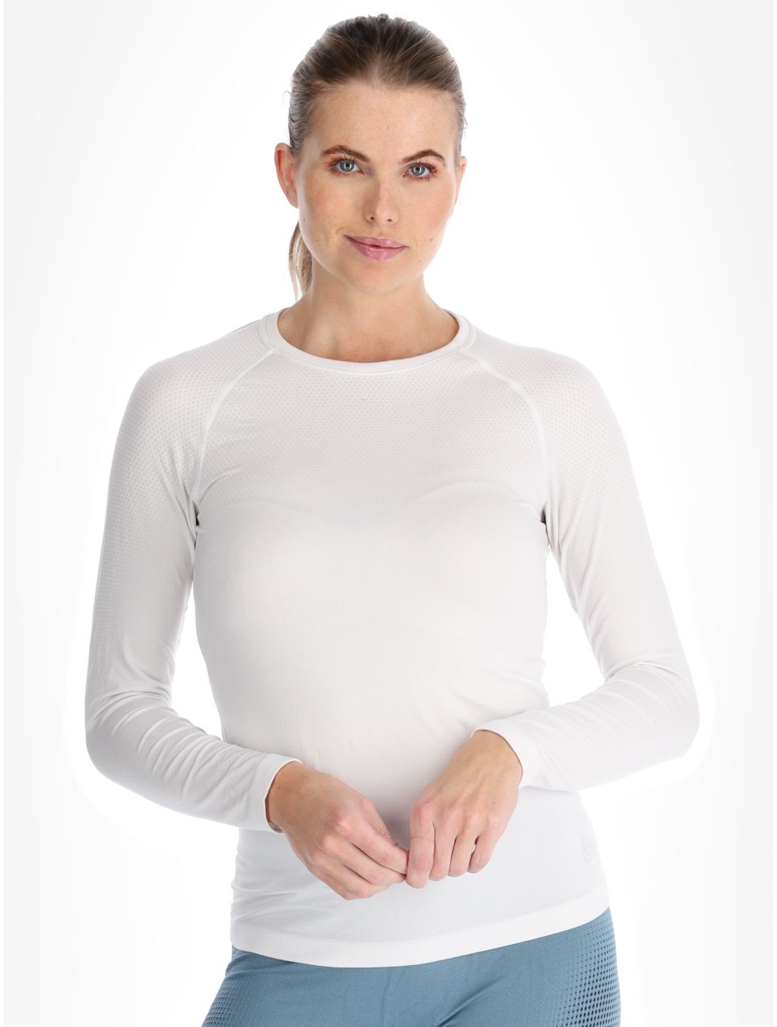 Odlo, Perfomance Light Eco Thermoshirt Damen White weiß 